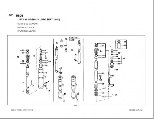 Unicarrier Forklift 1F2UCU Parts Catalog CF720 UBOOK 2012 1