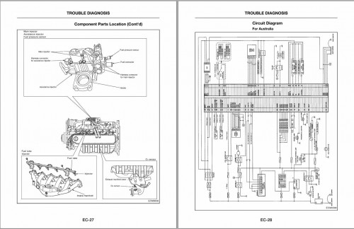 Unicarrier Forklift 1F4 Engine TB45 Service Manual SM5UC TB45E 2015 1