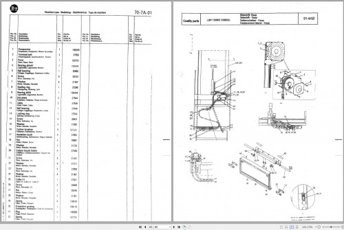 BT Forklift LSR1200 3 Parts Catalog 1