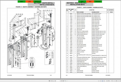 JLG Lift E33MJ Illustrated Parts Manual 1