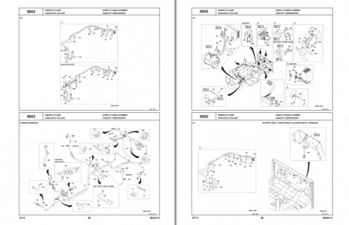 Toyota Forklift 2TE15 2TE18 Parts Catalog EN FR DE ES 1