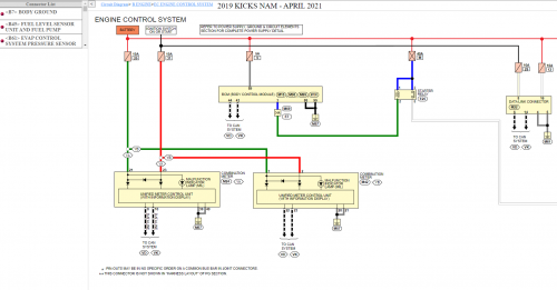 Nissan Kicks 2019 2021 Electrical Wiring Diagram Service Manual 5