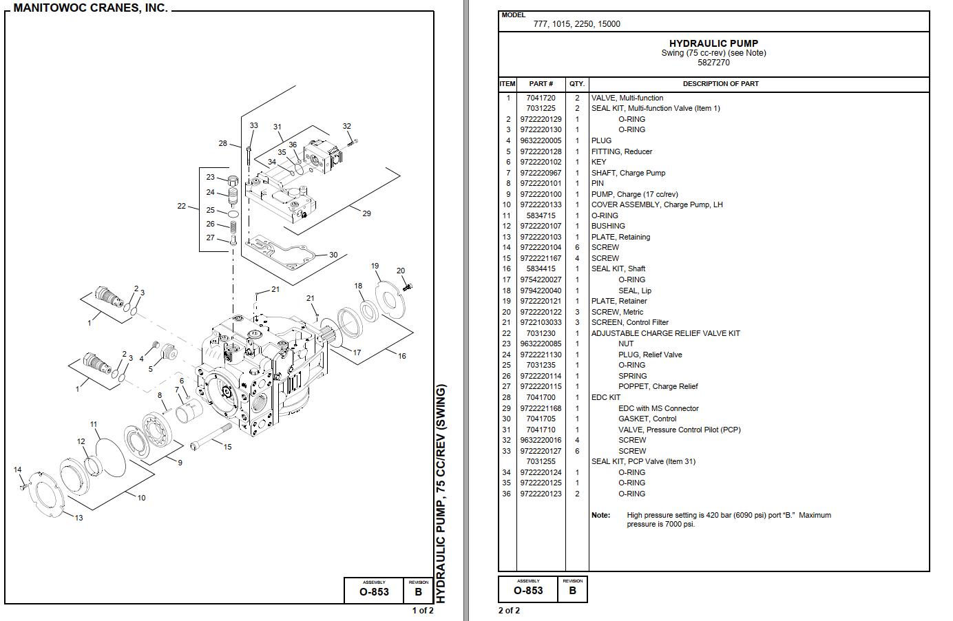 Manitowoc Crane 14000 Parts Manual - Group O | Auto Repair Manual Forum ...