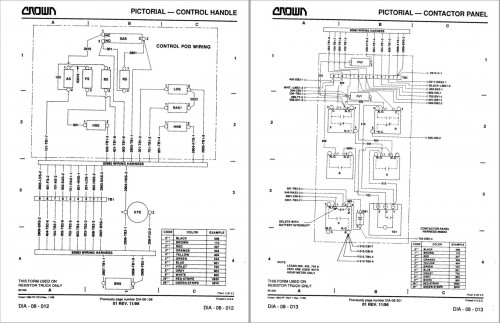 Crown Walkie Stacker WR Parts Catalog, Service Manual 1
