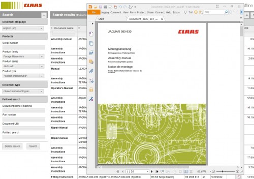 CLAAS WebTIC Offline EN 02.2023 Operator Manual Repair Manual & Service Documentation EN DVD 3