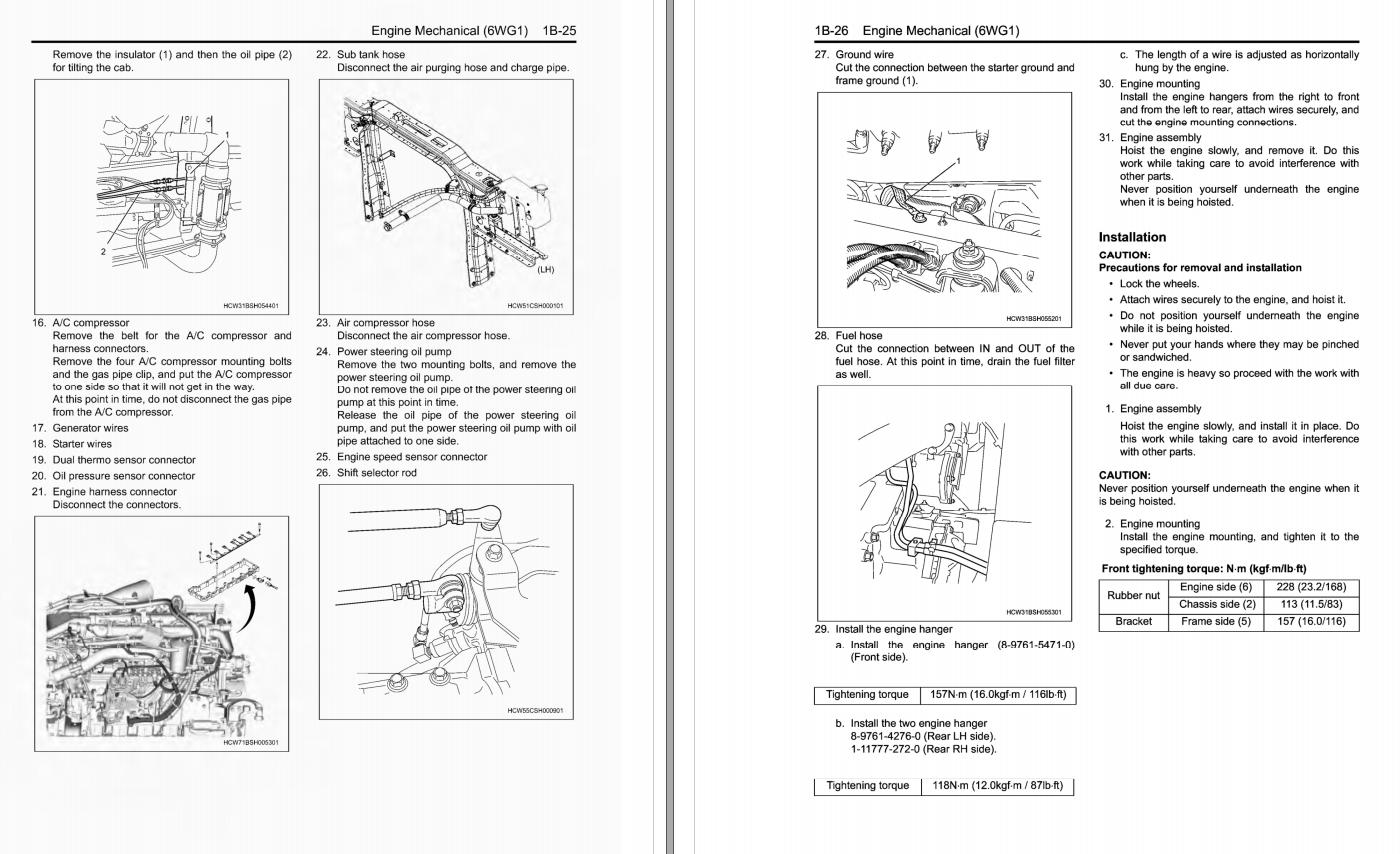 Isuzu Truck HDT09-E Workshop Manual | Auto Repair Manual Forum - Heavy ...