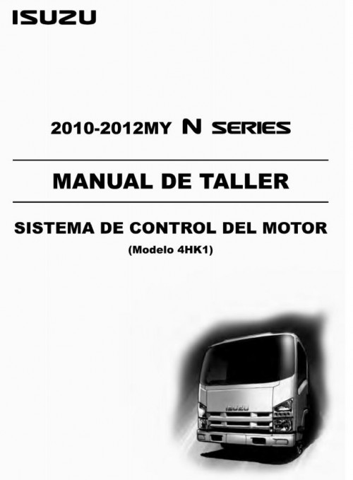 Isuzu Truck N10 S Engine Control System Workshop Manual