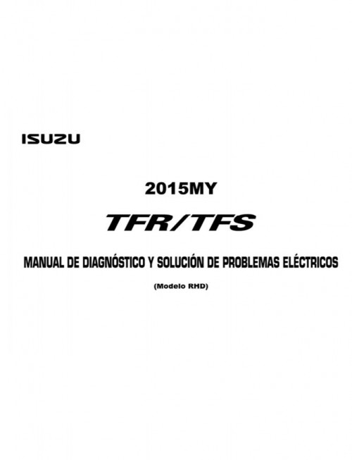 Isuzu Truck TF15 S Electrical Troubleshooting Manual ES