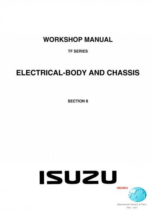 Isuzu Truck TF97 03 01 E.S Workshop Manual