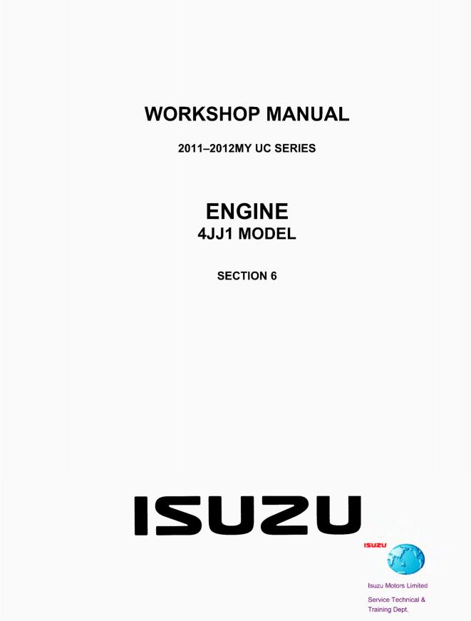 Isuzu Truck Uc E Workshop Manual Auto Repair Manual Forum Heavy Equipment Forums