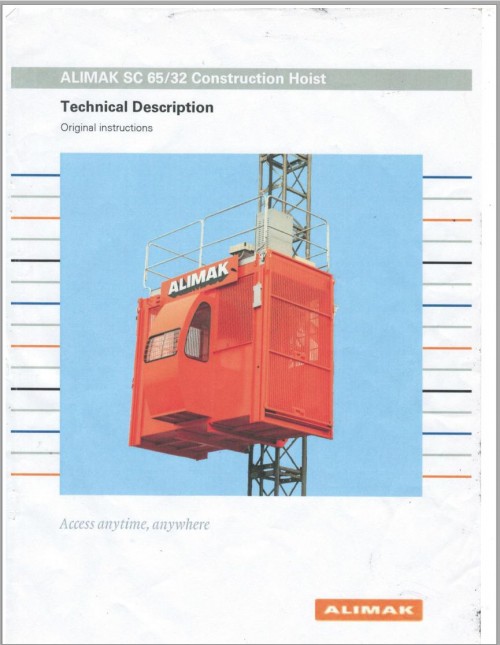 Alimak Construction Hoist SC 65 32 Technical Description (1)