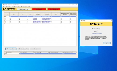 Hyster PC Service Tool v5.1 01.2023 Diagnostic Software DVD 5
