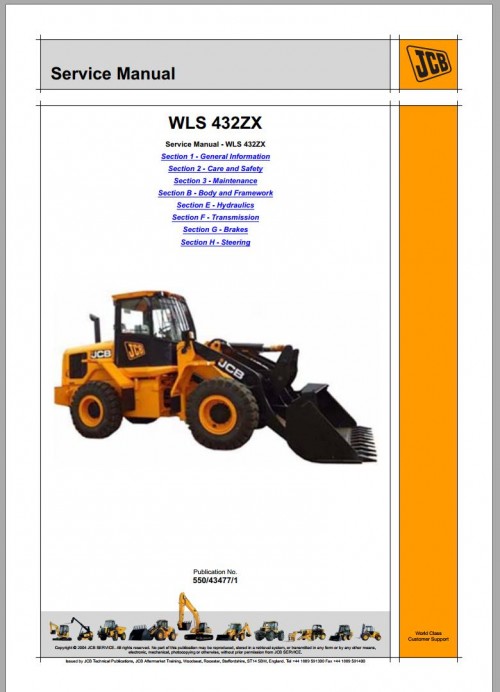 JCB Backhoe Loader 3DX Service Manual 1