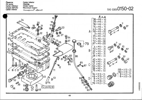 Deutz Engine F3 6L 912W Spare Parts Catalogue BI008841 1