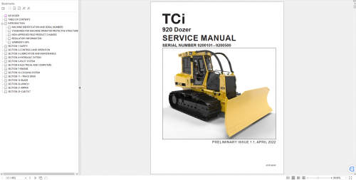 Tigercat Service Manual Operator Manual 11.2022 38 GB PDF (1)