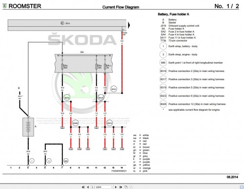 Skoda Roomster 5J 5J0 Workshop Manual 3