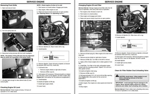 John Deere Compact Utility Tractors 4500 4600 4700 Operator's Manual 1