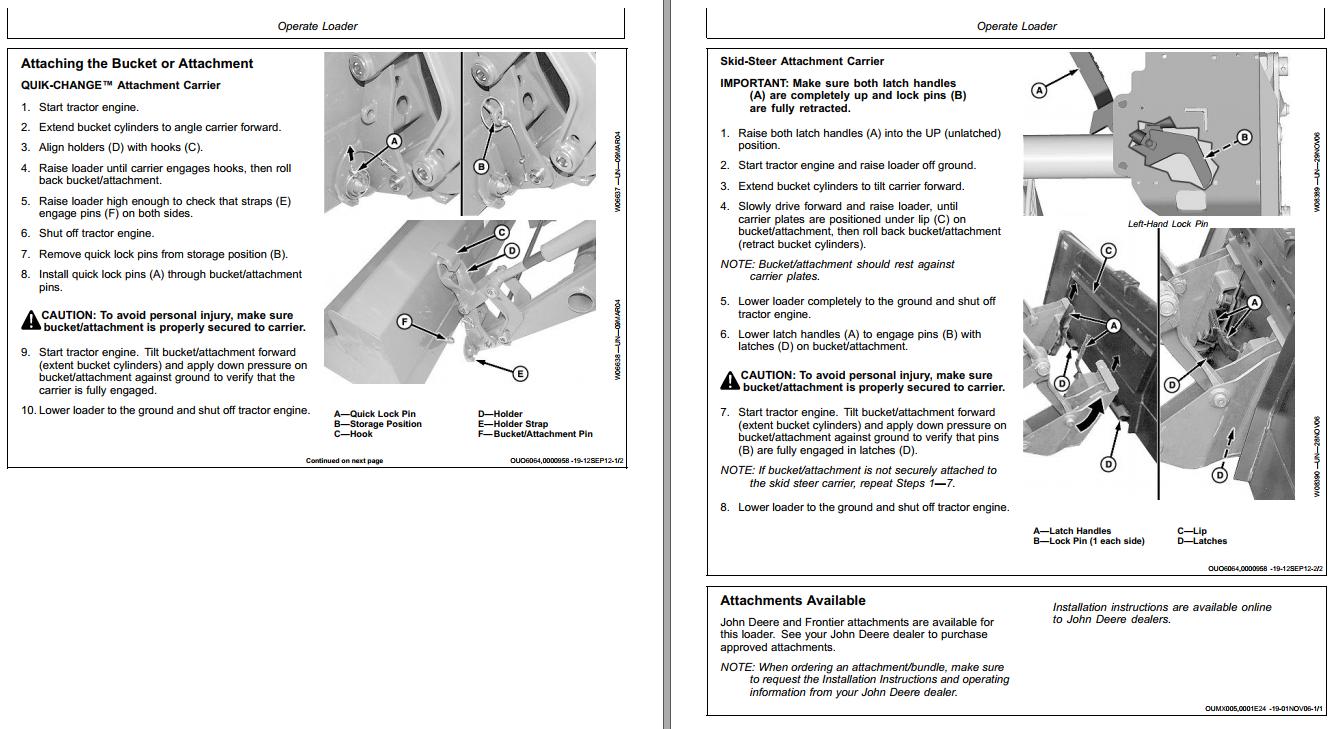 John Deere Loader 300CX Operator's Manual | Auto Repair Manual Forum ...