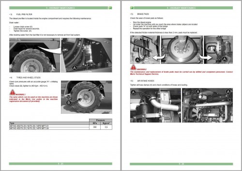 Merlo DBM 2000 2500 3500 EV Service Manuals DE 2