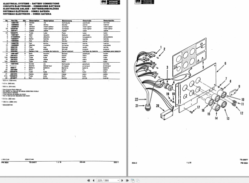 Michigan Wheel Loader L190 Nº 3624 Parts Manual 2