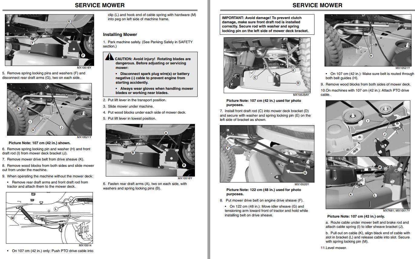 John Deere Lawn Tractor L100 L110 L118 L120 L130 Operators Manual Auto Repair Manual Forum 6162