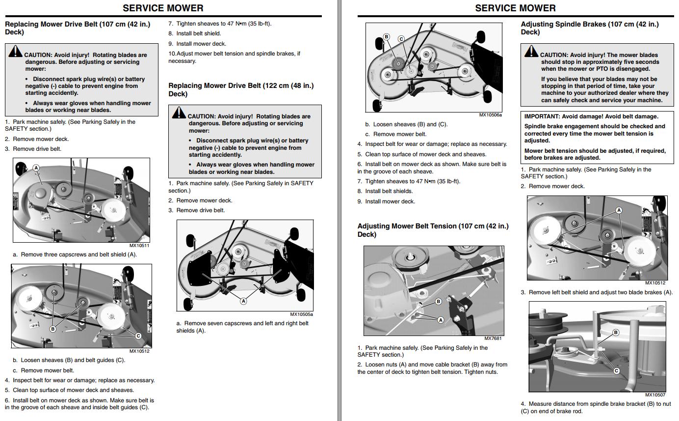 John Deere Lawn Tractors L100 L108 L111 L118 L120 L130 Operators Manual Auto Repair Manual 0491