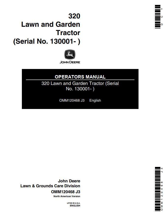 John Deere Lawn And Garden Tractor 320 Operators Manual Auto Repair Manual Forum Heavy 0067