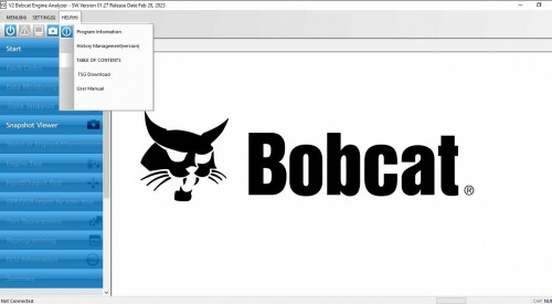 Bobcat Engine V2 01.27 03.2023 Service Analyzer Remote Installation 2
