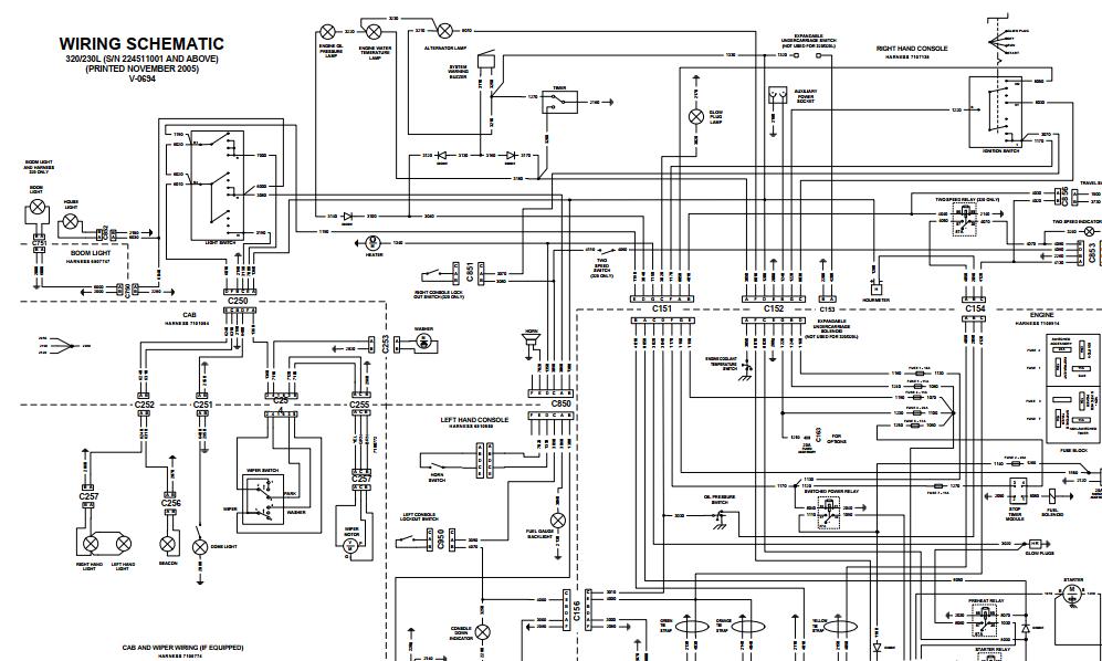 Bobcat Excavator 320 320L 322 Electrical and Hydraulic Schematic | Auto ...