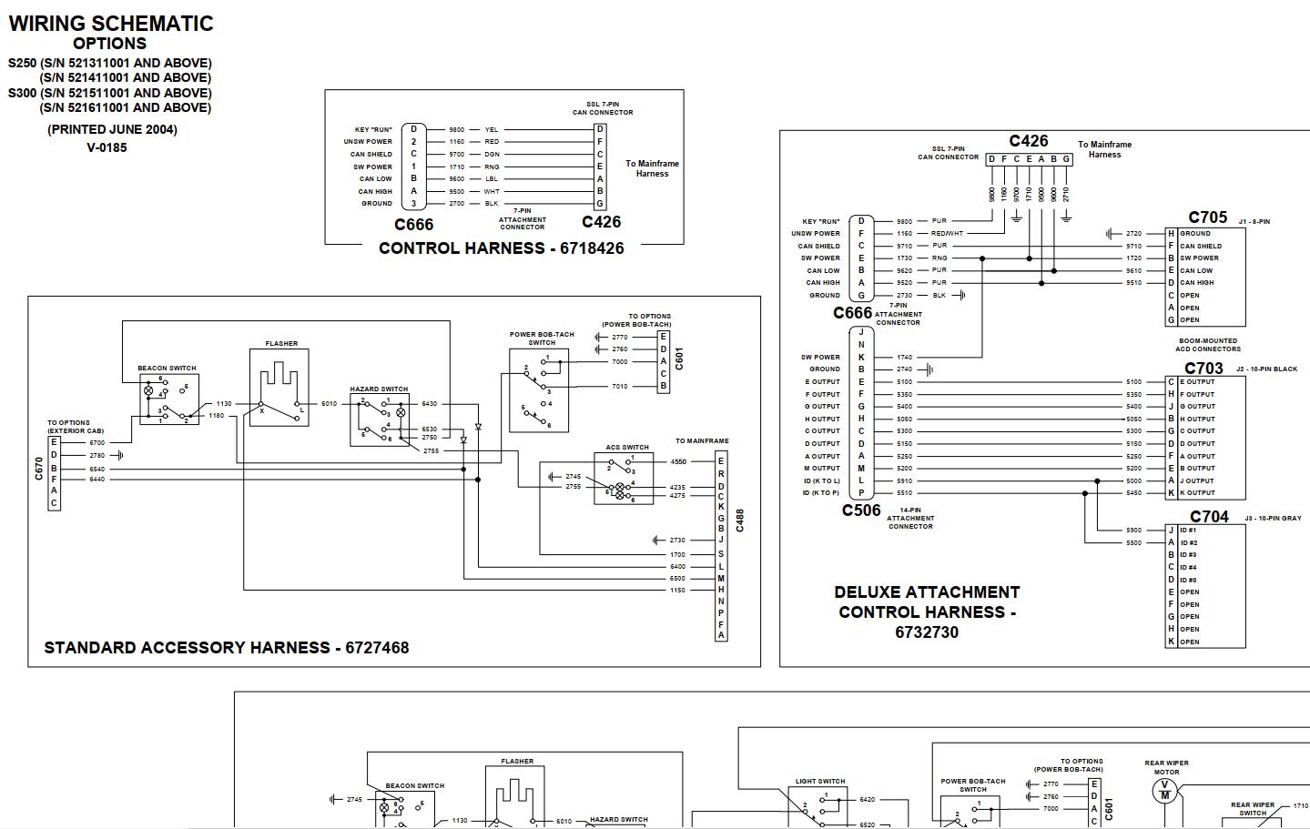 Bobcat Loader S300 Electrical and Hydraulic Schematic | Auto Repair ...