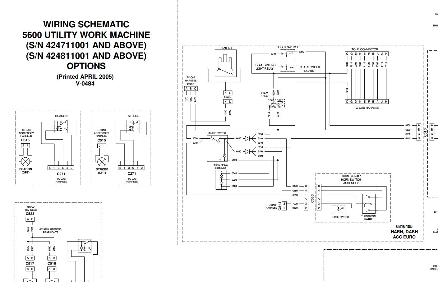 Bobcat Toolcat 5600 B Series Electrical and Hydraulic Schematic | Auto ...
