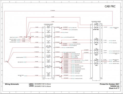 Bobcat Toolcat UW53 H Series Electrical and Hydraulic Schematic