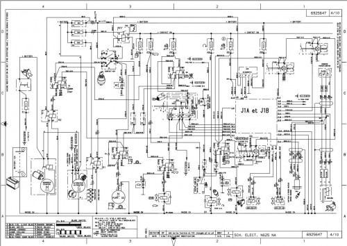 Bobcat VersaHANDLER V518 Electrical and Hydraulic Schematic 1