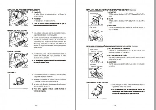294 Hyundai Forklift 40B 9 45B 9 50B 9 Operator Manual ES 1
