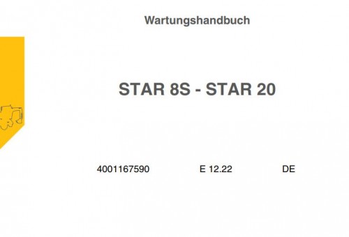 Haulotte Vertical Mast STAR 8S STAR 20 Maintenance Book DE