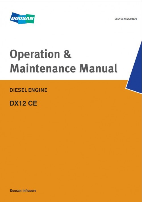 Doosan Diesel Engine DX12 CE Operation and Maintenance Manual
