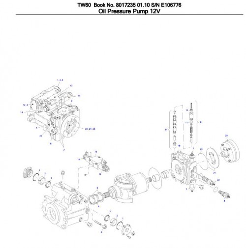 Takeuchi Wheel Loader TW60 Parts Manual 1