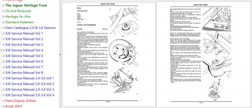Jaguar XJ6 Parts and Service Manual (3)