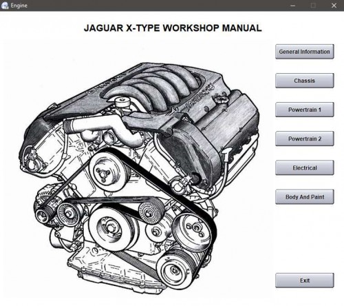 Jaguar X TYPE 2001 2009 Workshop Manual and Wiring Diagrams (2)