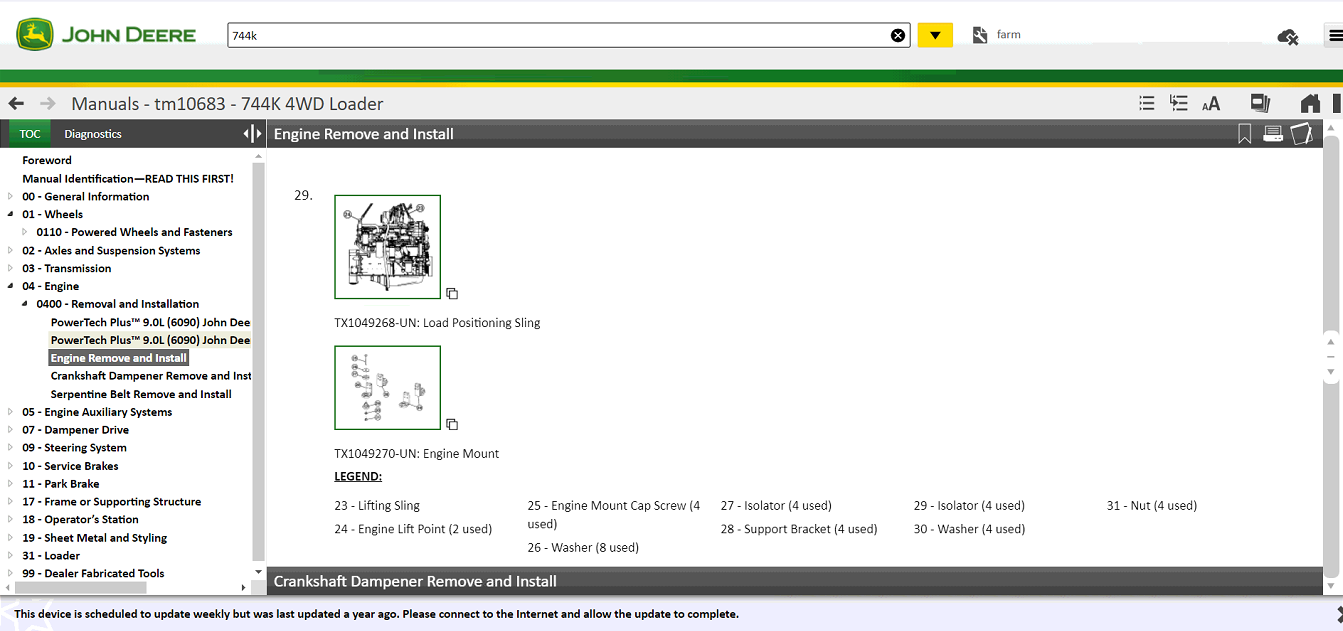 John Deere Parts ADVISOR 2 Offline 08/2023 Download