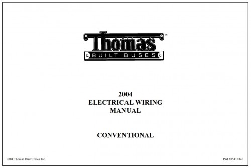 Thomas Built Buses Fault Codes, Electrical Diagrams Collection 1.36 GB PDF (1)