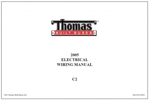 Thomas Built Buses Fault Codes, Electrical Diagrams Collection 1.36 GB PDF (3)