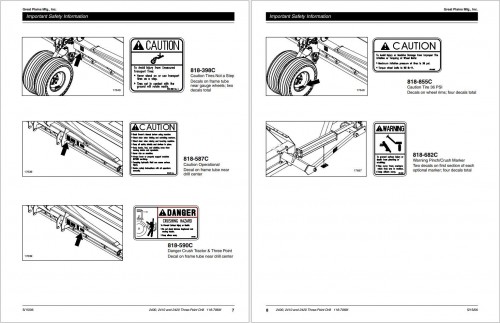 Great Plains 3 Point Drill 2400 2410 2420 Operator Manual 1