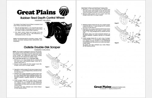 Great Plains 3 Point Drill Operator Manual 1984 1
