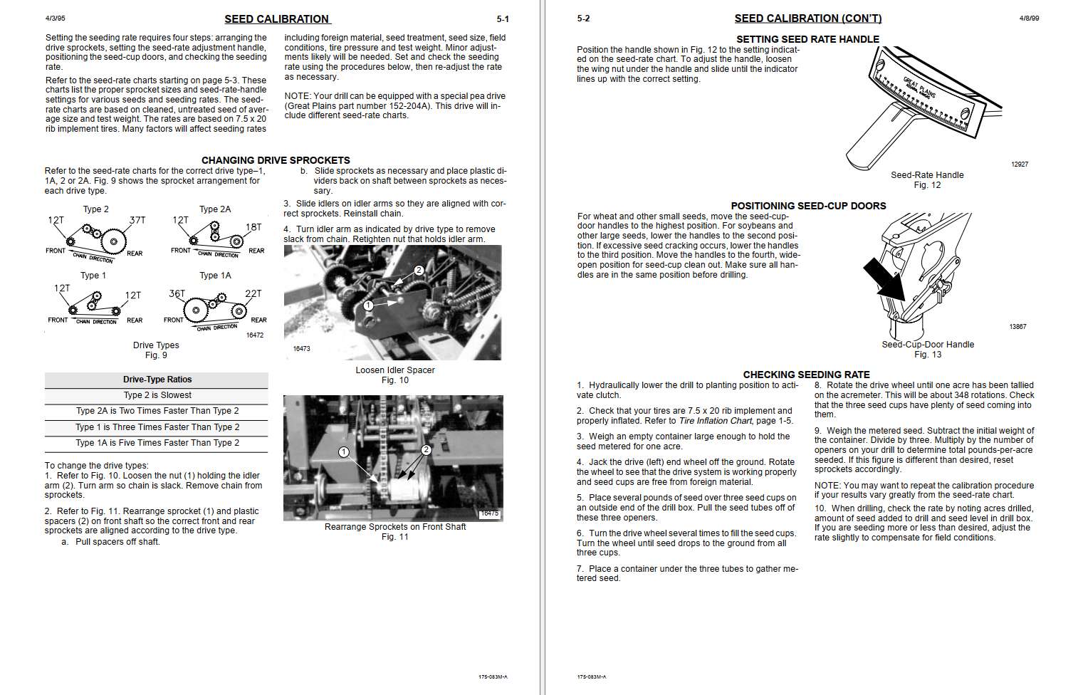 Great Plains End Wheel Drill EWD13 Operator Manual 175-083M | Auto ...