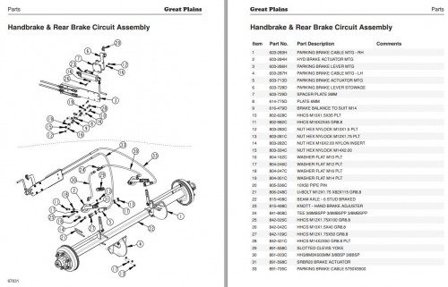 250 Great Plains Homologation Kit France SL400 Parts Manual 1