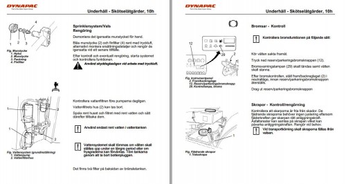 Dynapac Vibratory Roller CS142 Operation Maintenance Manual SE 1