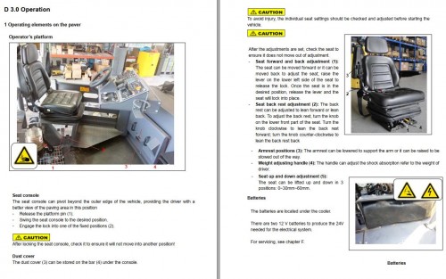 Dynapac Wheeled Finisher F800W Parts Operation Maintenance Manual 2
