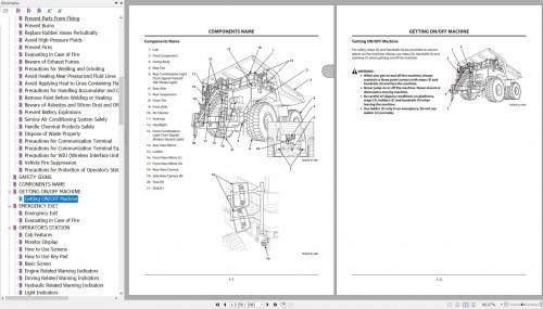 Hitachi Rigid Dump Truck EH5000AC 3 Operator Manual Parts Catalog 1