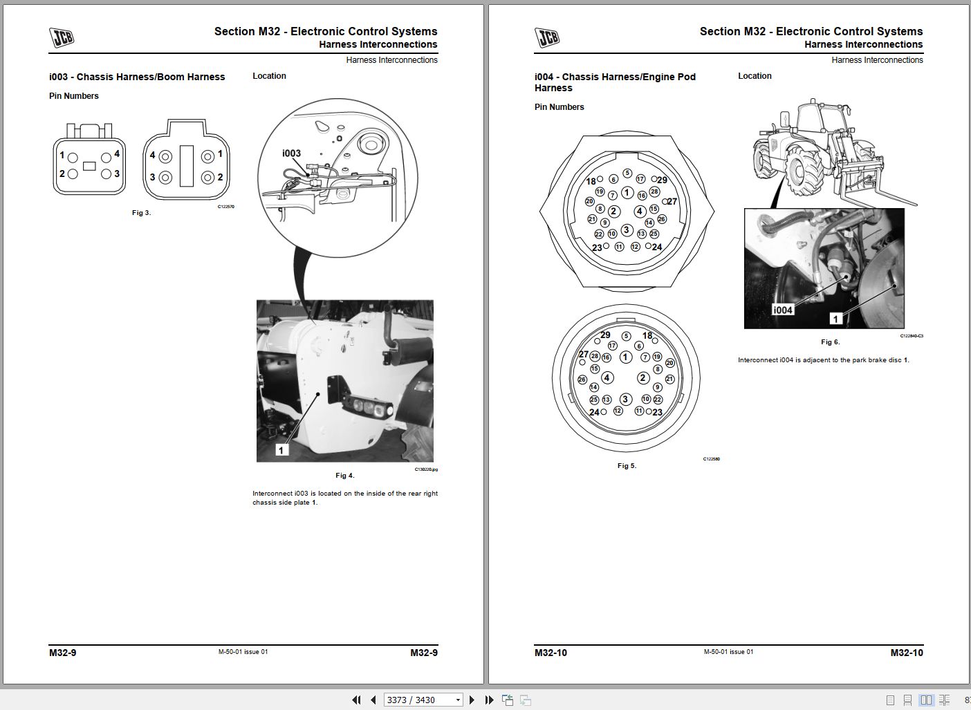 JCB Telehandler Side Engine Loadalls SH SL Engines Service Manual ...